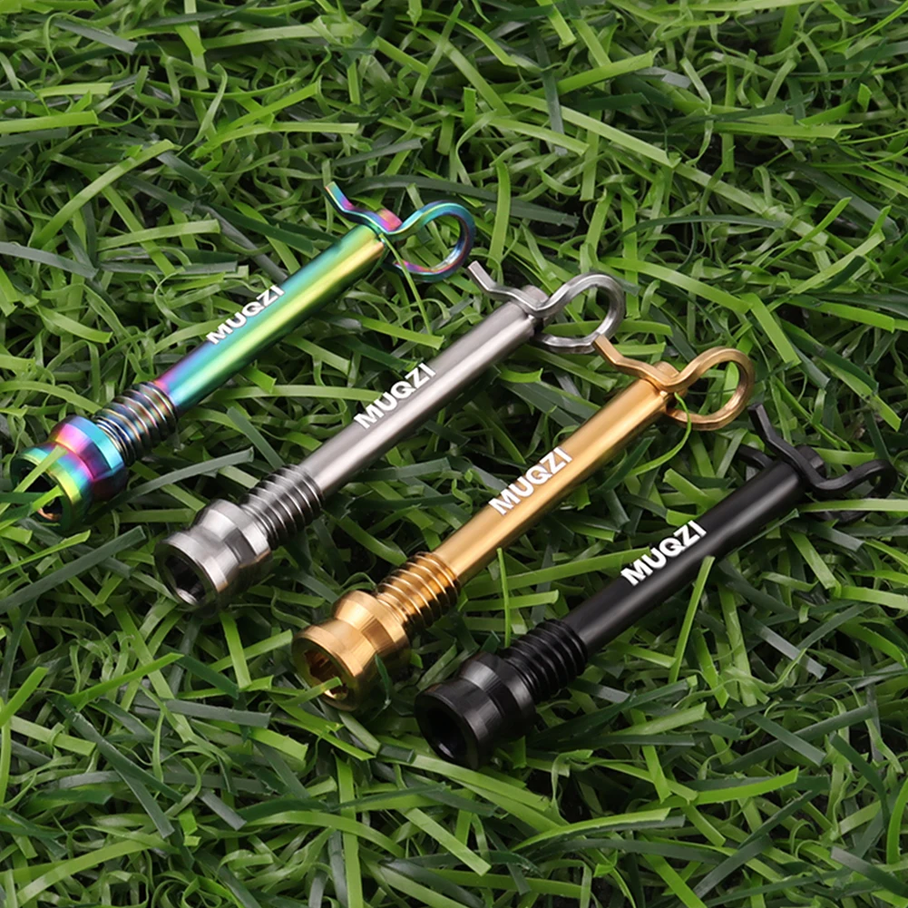 Pin-Einsatz, Bremssattelschraube, Ersatz mit Sicherungsring, Gewindestifte aus Titanlegierung, Fahrrad-Bremssattel, Bolzen, Schrauben, Fahrradzubehör