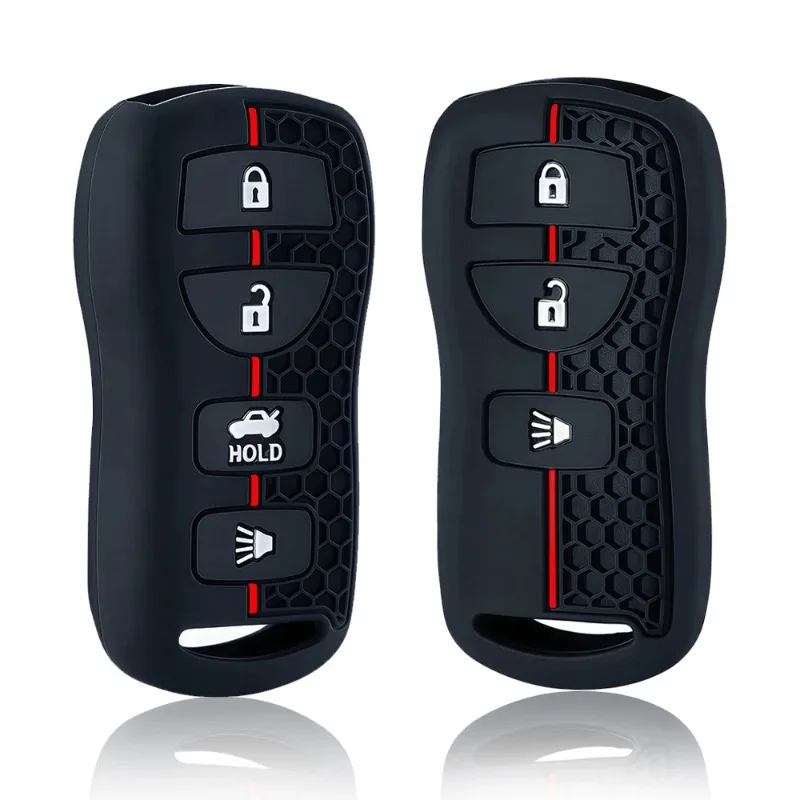 3 / 4 Buttons Silicone Car Key Cover Case Fob For Nissan Sentra Armada Altima Maxima Infiniti FX35 EX35 FX45 QX56 G35 M45 I35