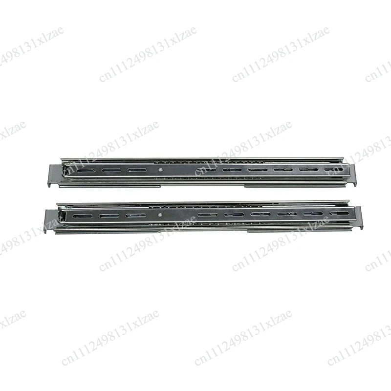 2U 3U 4U Universal Server Rack Rails 450mm-650mm Length Three Section Telescopic Slide Rail for 19 Inch Cabinet