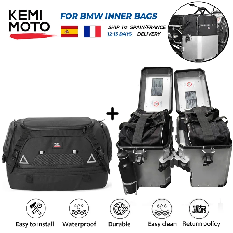 For BMW R1200GS R1250GS Adventure Motorcycle Luggage Bags for BMW GS 1200 LC Adventure 2013-2017 R1250GS Adventure Inner Bags