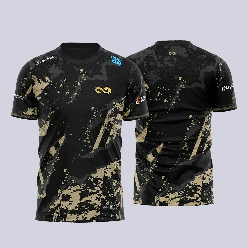 Outdoor Sports Esports Team Eternal Fire 2025CS Competition Training Uniform Unisex Street Super Large Pattern T-shirt