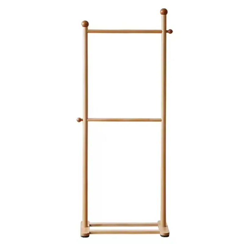Modern 2 Tier Floor Standing Hat Rack Simple Multi Layer Coat Hanger Creative Bedroom Entryway Storage Stand for Family Foyer