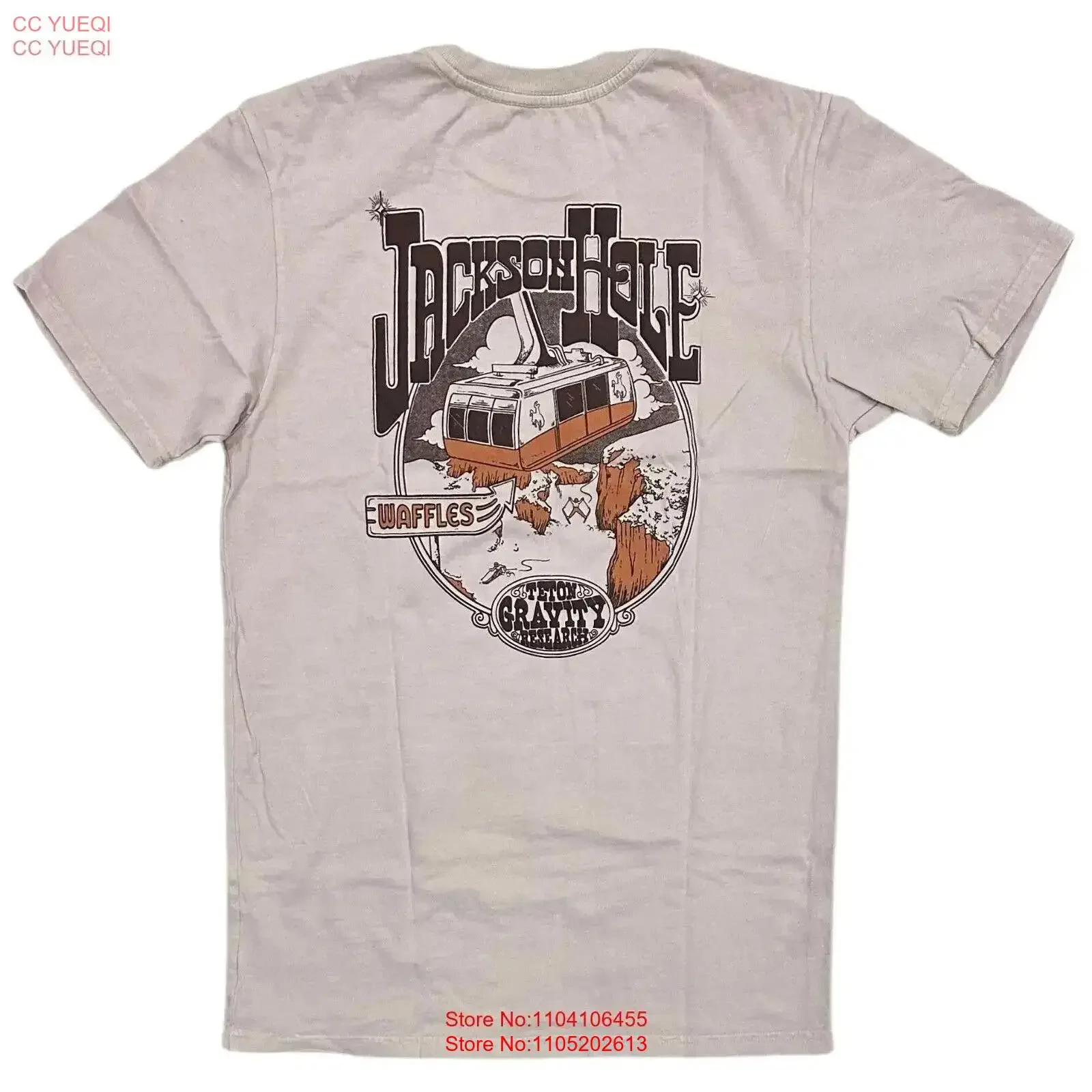 

Мужская футболка Teton Gravity Research Jackson Hole Wyoming Corbets с круглым вырезом, винтажная стильная мягкая растянутая графика