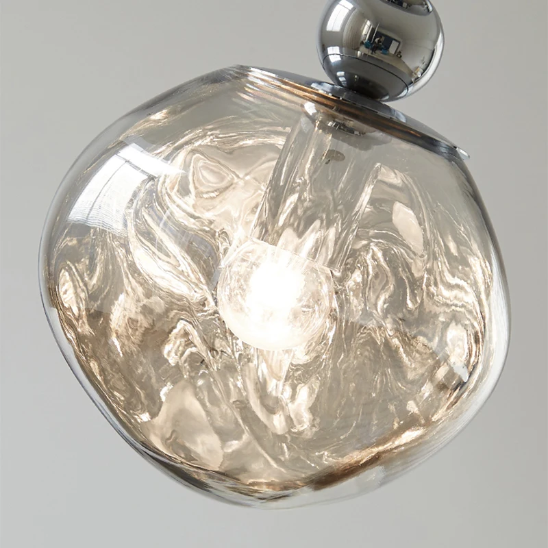 Lava Pendant lamp Bauhaus Style Glass Chandelier for Bedroom Bedside Dining Room Bar Living room Designer Pendant light