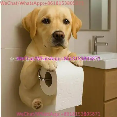 Series tissue holder cute decoration home statue toilet wall hanging roll paper storage