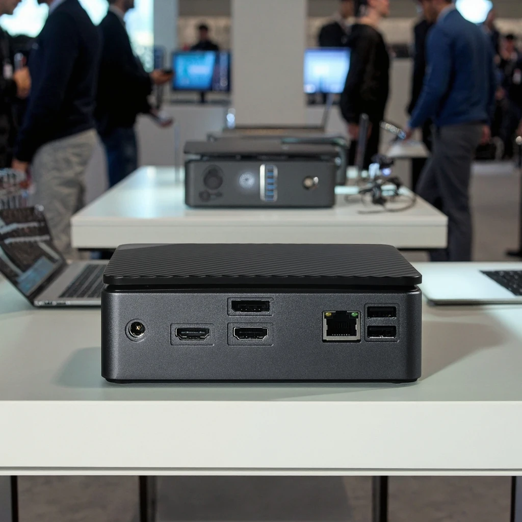 كمبيوتر مكتبي صغير N100 للألعاب 4K Ultra HD USB3.2 DDR4 8G HD-MI/DP شاشة مزدوجة 2LAN جديد GDDR4 يدعم كمبيوتر الألعاب #1