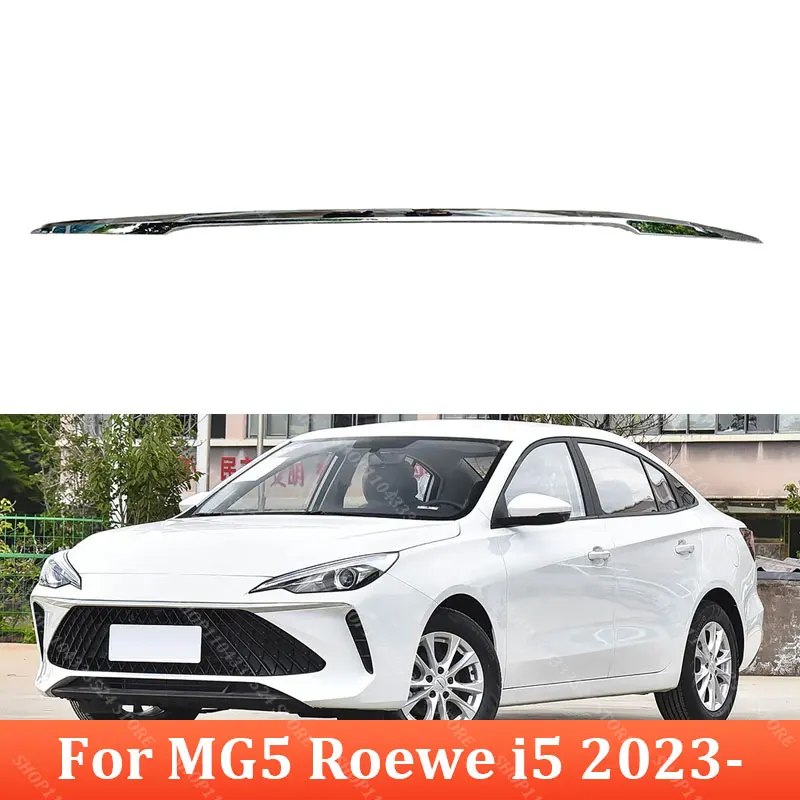 Pièce supérieure de moulage de pare-chocs avant pour MG5 Roewe i5 2023, garniture de bande chromée de calandre 11384634