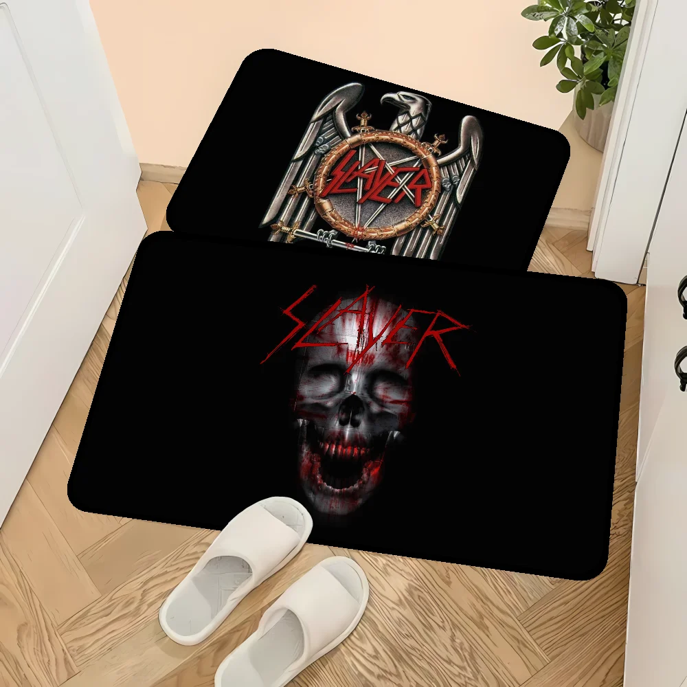 Slayer Heavy Metal Band Music Floor Carpet Anti-slip Absorb Water Long Strip Cushion Bedroon Mat Welcome Rug