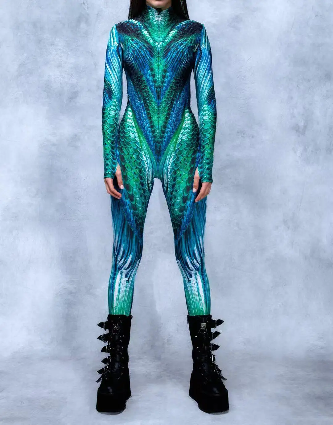 Modischer Rosa Erwachsenen-Damen-Jumpsuit Cosplay-Strumpfhose Punk-Steampunk-Bodysuit Karneval Bühnenauftritte Rollenspiel-Kostüm Neu 2026 – Detail 4