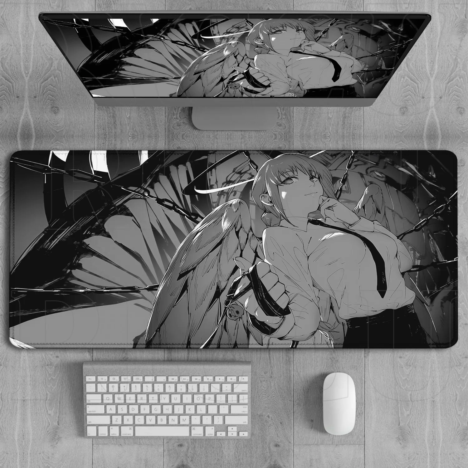 HD チェンソーマン XXL マウスパッド アニメ レゼ ゲーマー マキマ