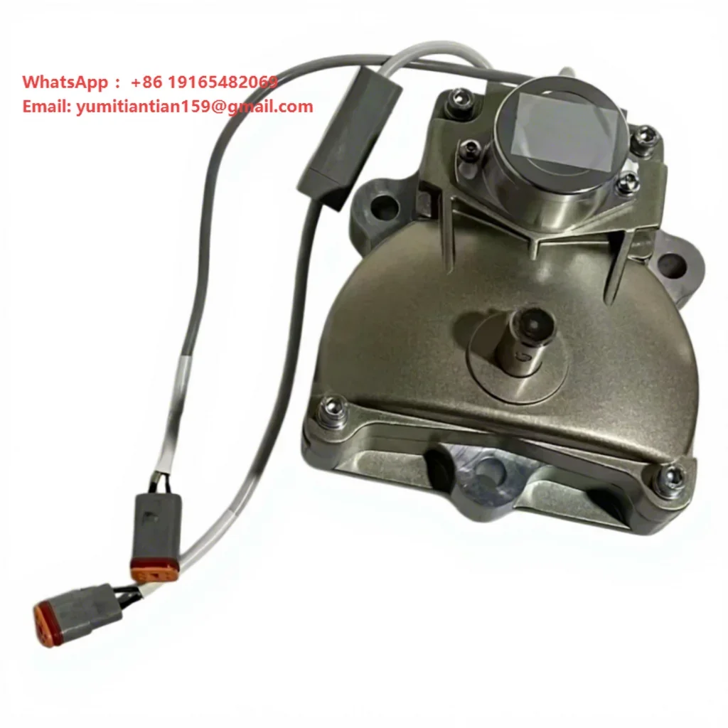 Durable and Genuine 220 Throttle Motor Metal Housing with Wiring Harness for Shantui Construction Machinery Parts