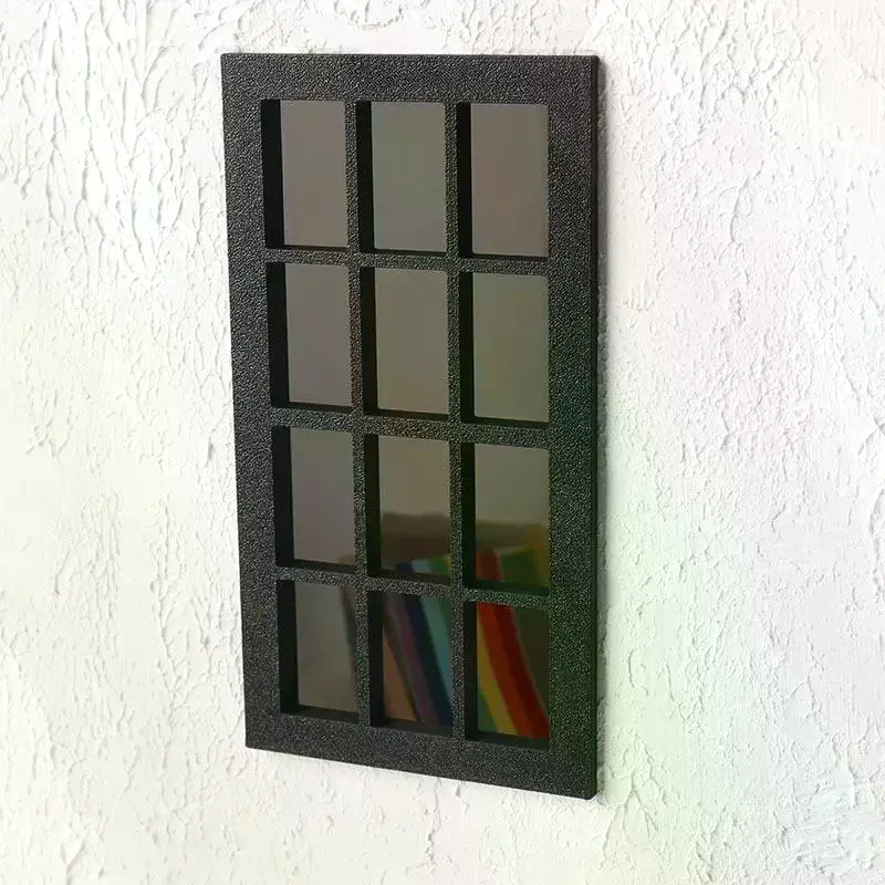 1/12 casa de muñecas simulación marco de ventana de madera modelo muebles para casa de muñecas decoración casa de muñecas accesorios de microescena