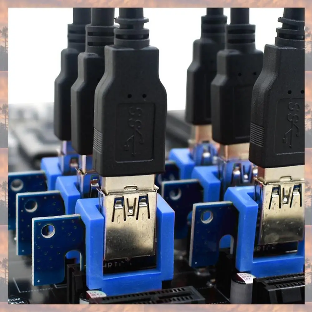 2025 New-6Pcs Pcie Riser Clip Lock Mining PCIE Riser 1X Retainer Vertical Mount Locker PCI-E X1 Holder For Miner Mining