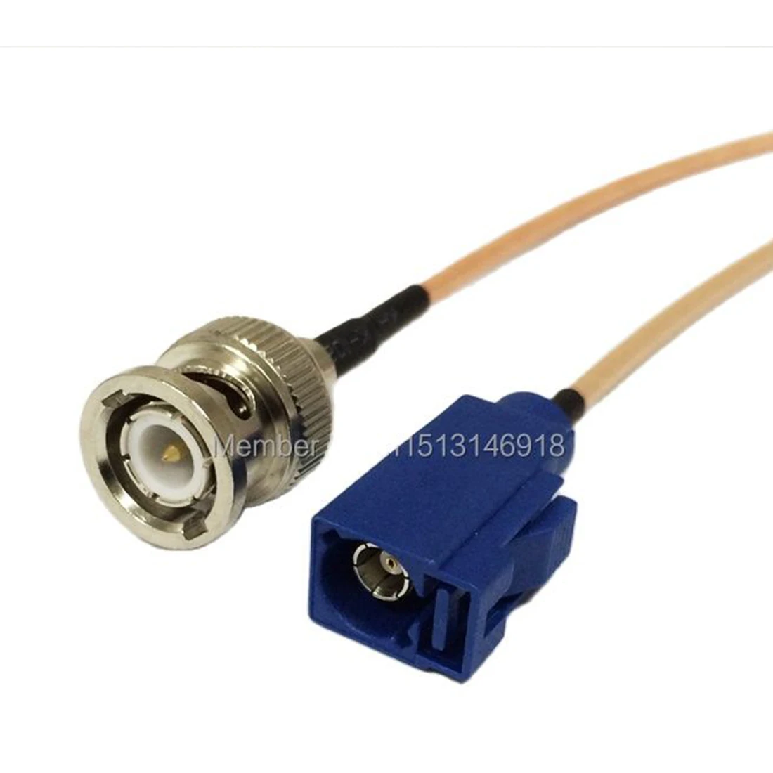 

New BNC Male Plug Switch FAKRA C Female Connector RG316 Pigtail Cable 15CM/30CM/50CM/100CM