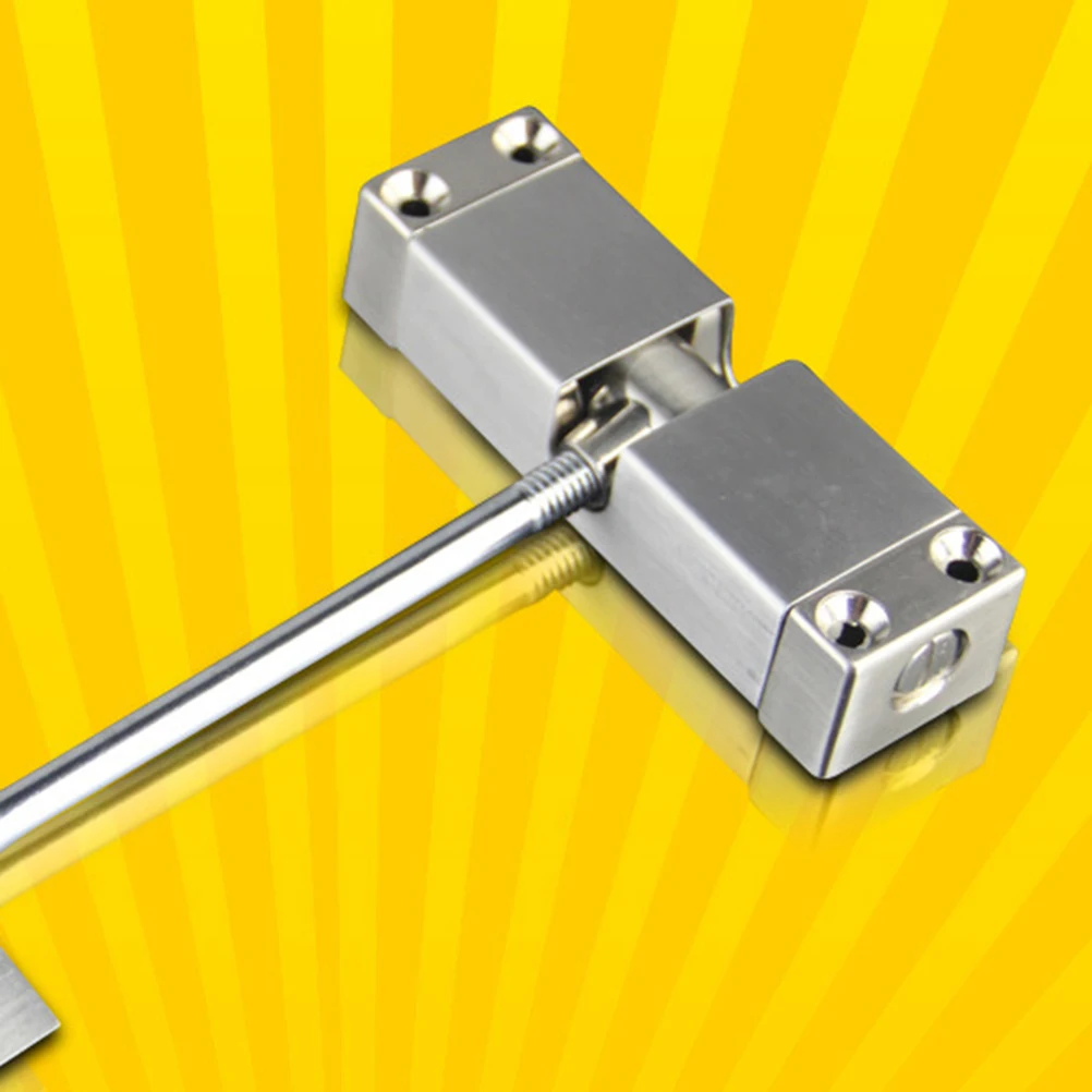 

Automatic Door Closer Suitable 1000mm Width Easy Installation Surface Mounted Stainless Steel Spring Adjustable Screws