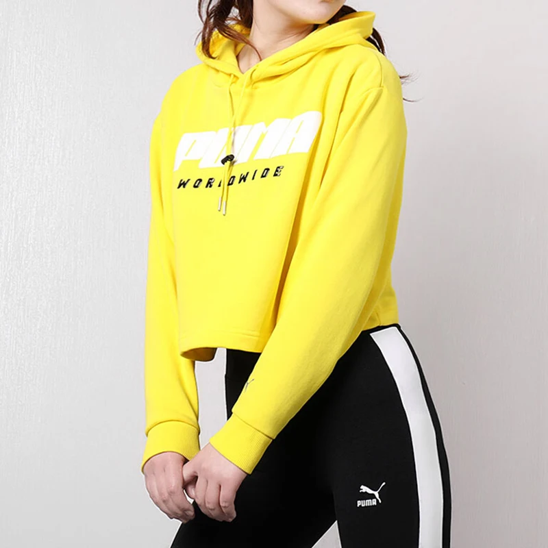Puma genuine new short women's round neck sweatshirt pullover 579127-36