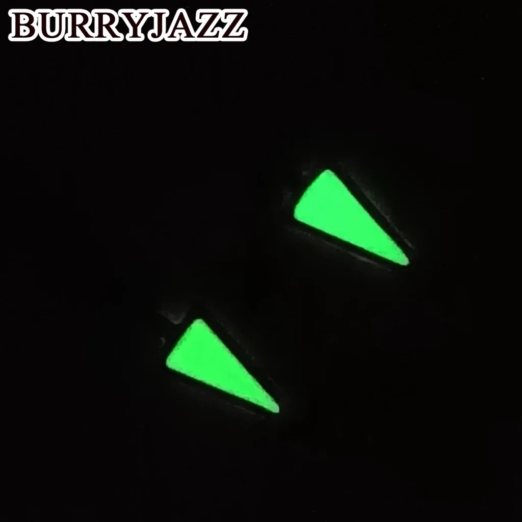 BURRYJAZZ NH34 GMT Watch Hands Silver Gold Rose Gold Black BlackGrey Orange Blue Deep Blue Red Green Watch Hands Green Luminous