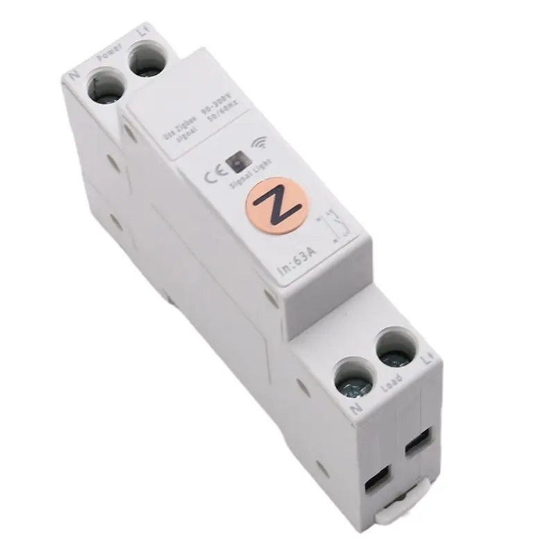 

AED6-TUYA Zigbee Smart Switch Energy Meter 63A 1P+N MCB Circuit Breaker Timer Relay