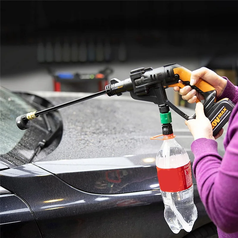 

ABLJ Quick Connect 4Pcs Adapter For Lithium Battery Washer With Bottle High Pressure Washer Hose Wash Accessories