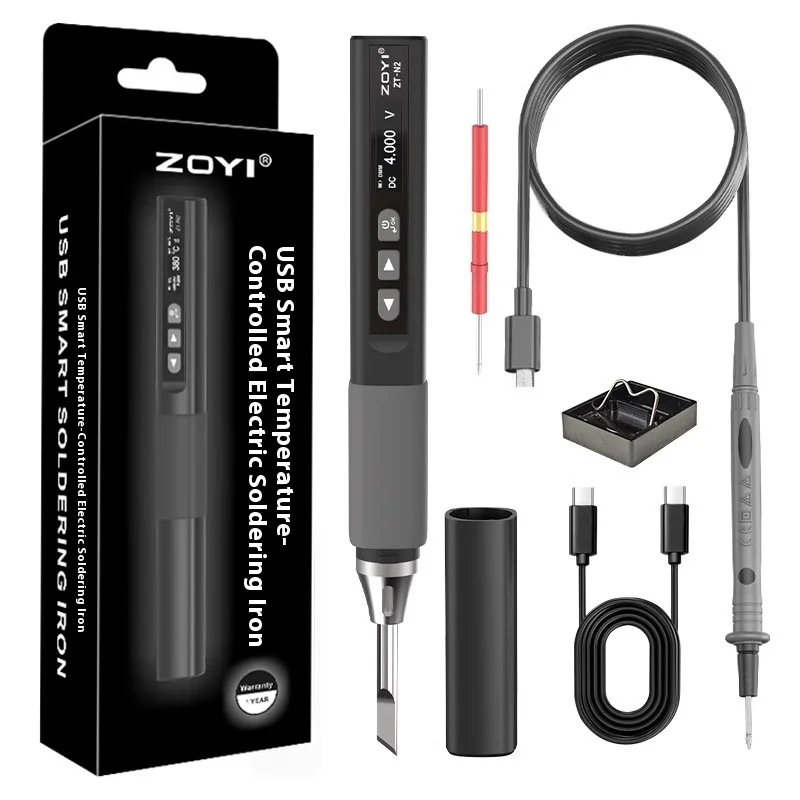 Zoyi ZT-N2 Portable 2-in-1 Smart Electric Multimeter Adjustable Temperature Welding Iron for Professional Home Repair OEM