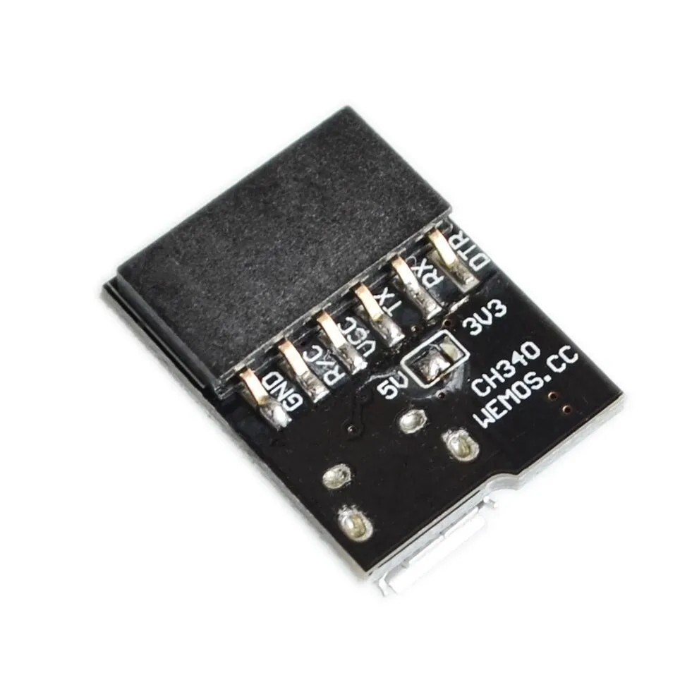 WEMOS CH340G CH340 Breakout 5V 3.3V USB to serial module switch for arduino downloader pro mini