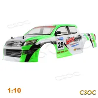 CSOC 1/10 Car Shell KIT Accessories for Big Off-road 4WD Speed Remote Control Drift Racing Truck RC PVC Toy for Adult