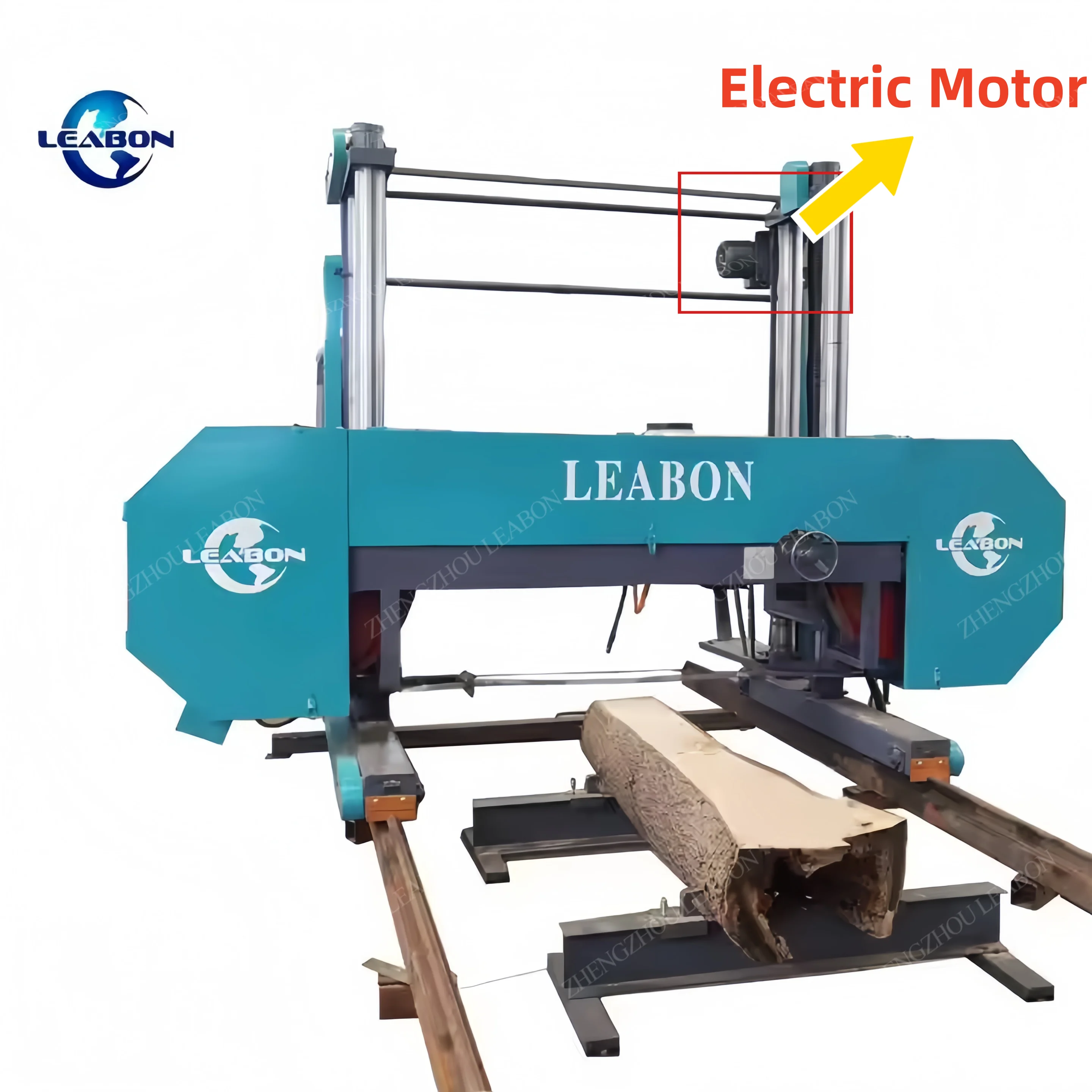 Wood Log Band Saw Machine Mobile Horizontal Band Sawmill for Cutting Logs