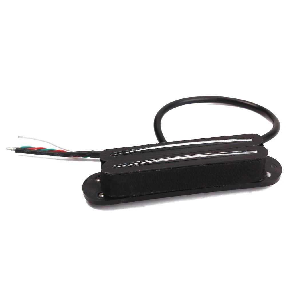 【STOCK】Electric Guitar Small Dual-Track Cut Single Pick-Up In Black