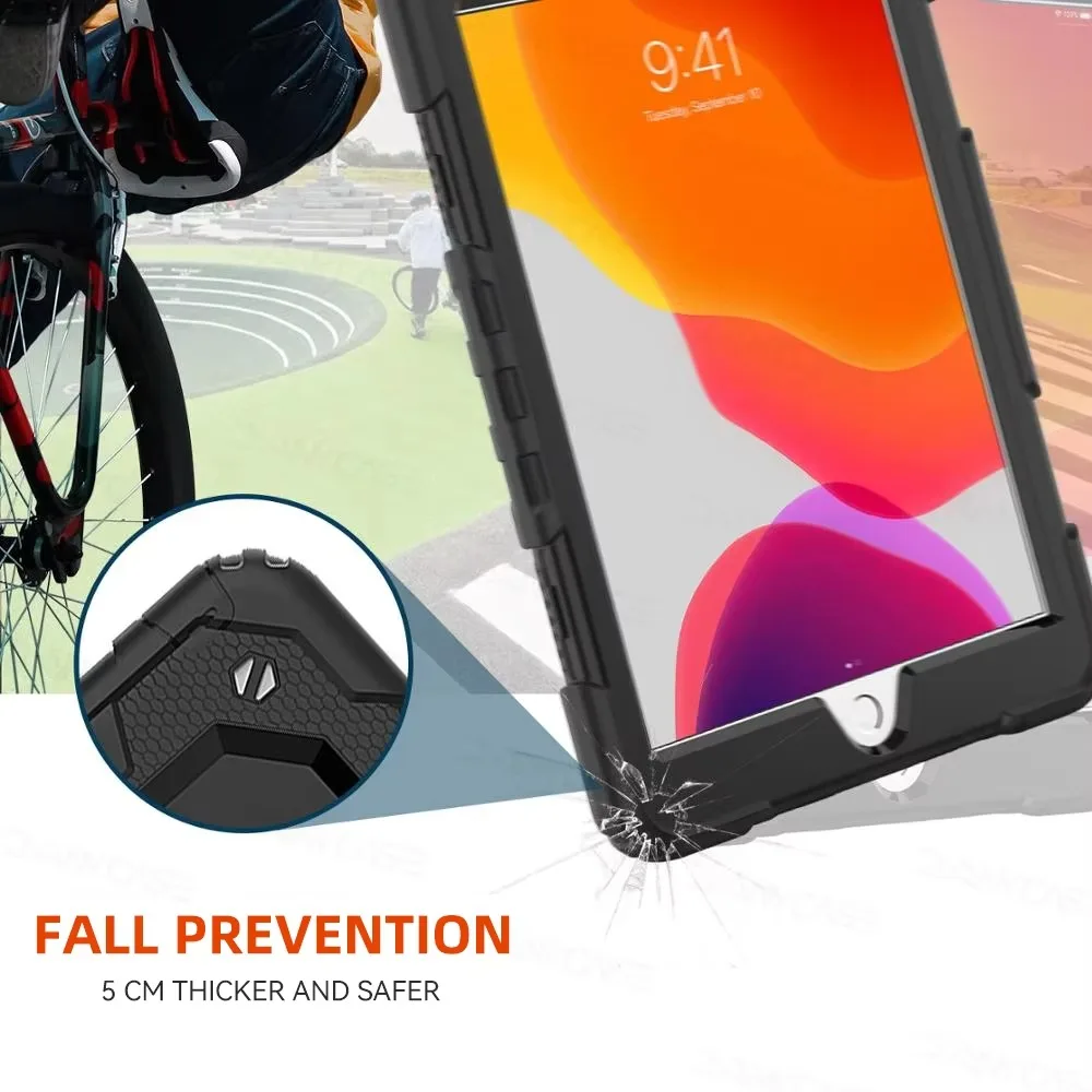 Capa resistente para ipad de 10a geração, 9,7 polegadas, 10,2 polegadas, 10,9 polegadas, 11 polegadas, 12,9 polegadas, 13 polegadas, m2, m3, m4, 11th (a16) 7/8/9th mini 7 6, 8,3 polegadas