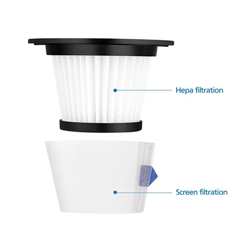 A98G-4PCS مكنسة كهربائية تصفية ملحق ل Dibea T6 C17 T1 يده مكنسة كهربائية اكسسوارات استبدال أجزاء