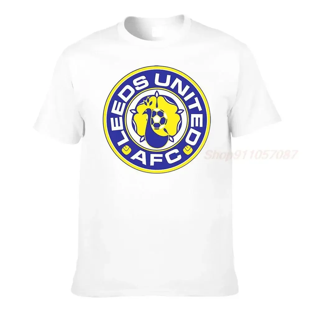 leeds united afc 3 logo-1 printed summer men T Shirt Women New Fashion men tops tees Female Casual T-shirts