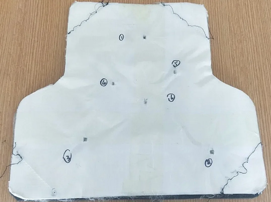 Real 2 Pieces NIJ Level IIIA Front And Back 1 Couple BulletProof Armor Plate 3A 0101.06 PE Soft Ballistic Side Panel Tactical