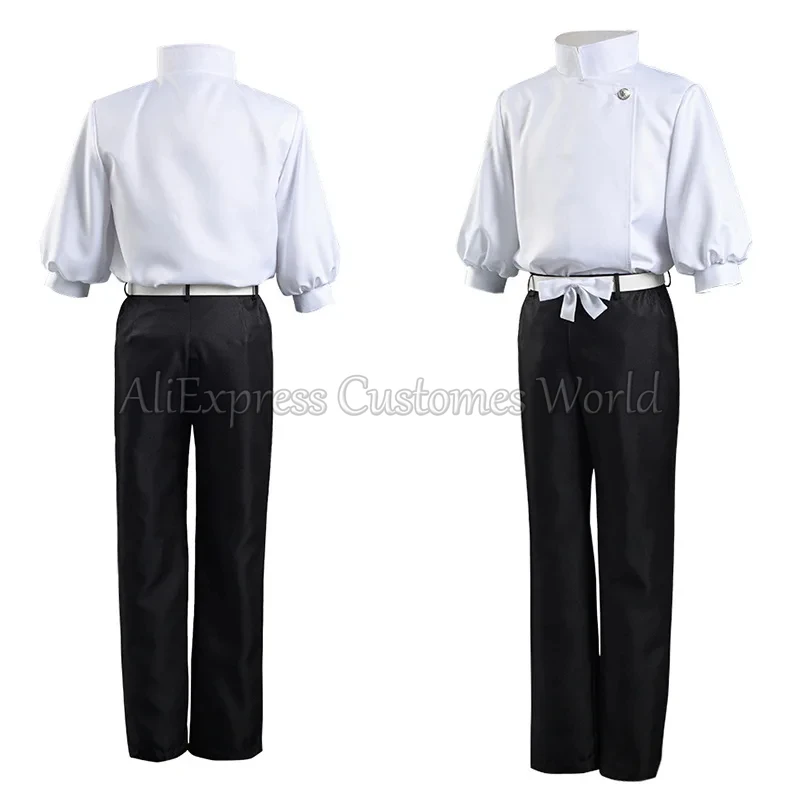 Anime Jujutsu Kaisen Yuta Okkotsu Costume Cosplay Okkotsu Yuta uniformi top pantaloni cintura festa di Halloween per uomo donna