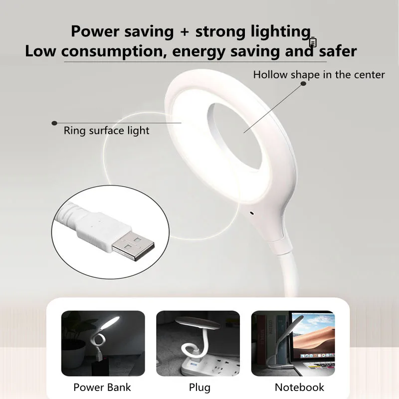 USB Voice-Activated Voice Night Light Artificial Intelligence Control Atmosphere LED Bedside Portable Intelligent Voice Lamp