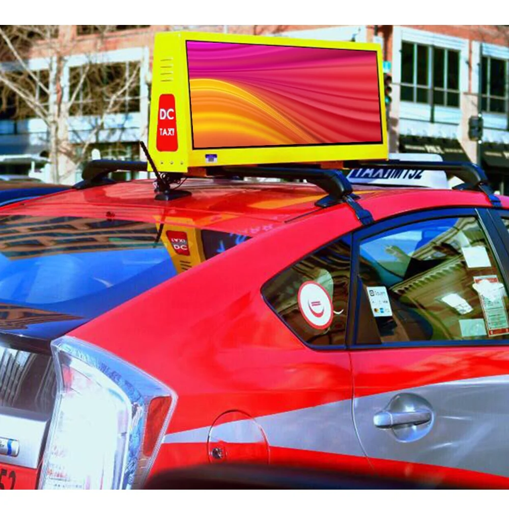 ضمان لمدة 3 سنوات شاشة عرض رقمية للسيارة داخلية تعمل باللمس مع وظيفة SDK للإعلان العلوي لسيارات الأجرة #5