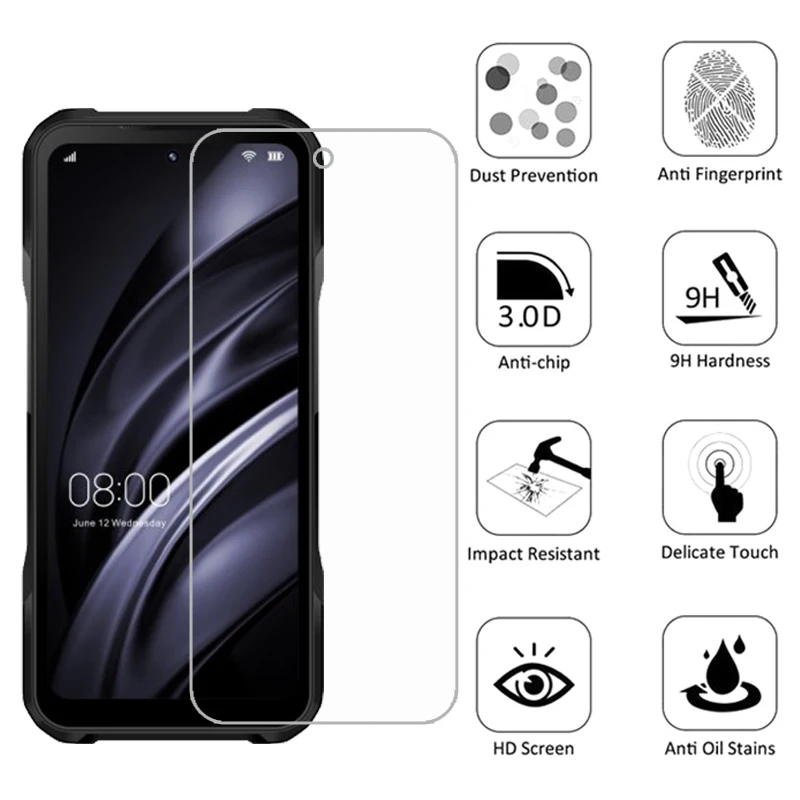 2-1PC Tempered Glass For Doogee V20 Pro Screen Protector Film Protective Glass For Cristal Doogee V20 V 20 V20Pro 6.43\