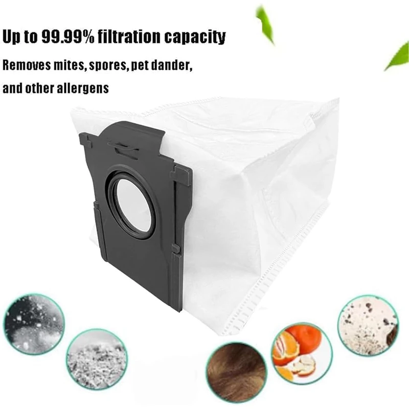 ABPQ-16Pcs Accessories Kit For Dreame Mova E30 Ultra Vacuum Cleaner Main Side Brush Hepa Filter Mop Pad Dust Bags