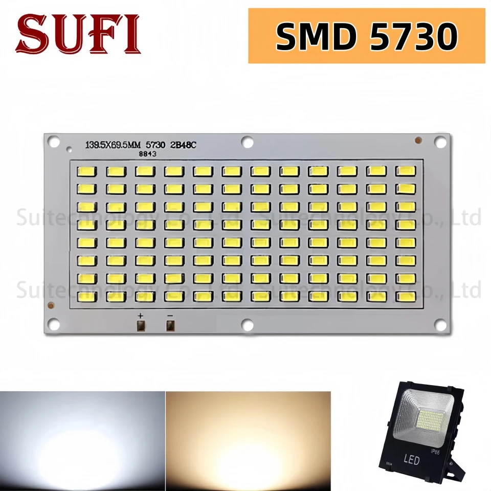 15W 18W 48W LED floodling lighting source, SMD5730 aluminum plate base, Full power 15W 18W 48W  For DIY LED floodlight