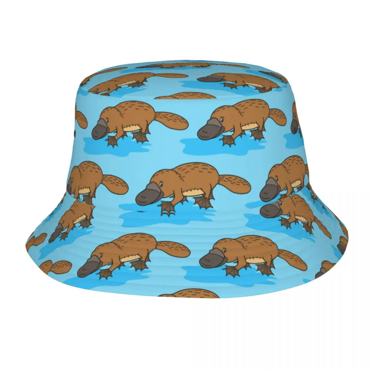 Bucket Hat Fisherman Cap For Women Men Gorras Summer Funny Platypus