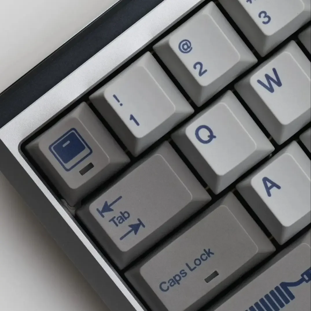 Teclado mecânico Keycaps, Keycaps DIY, Keybox, Shenpo, Terminal Theme, Perfil cereja, PBT, Dye Sub, 147 Chaves, Conjunto completo