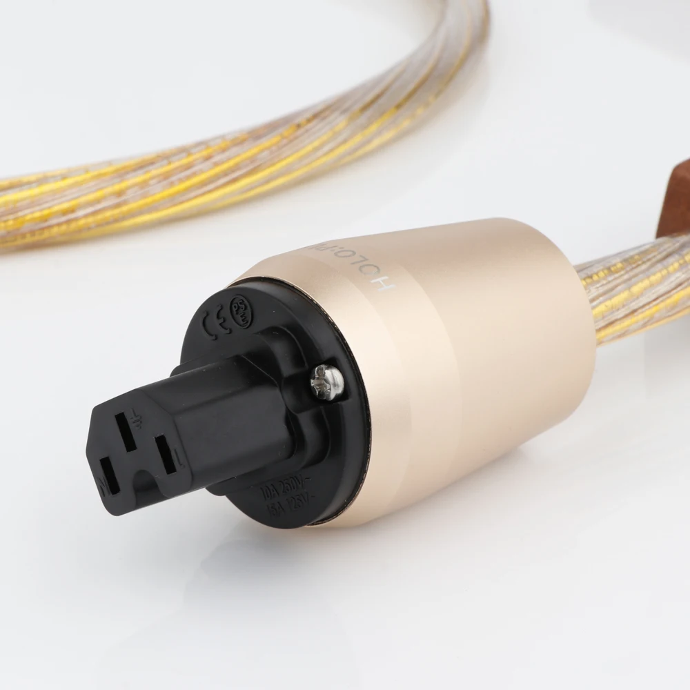 Nordost Odin Gold hifi Schuko Power Cord Audio High Fidelity Fever Power Cable US Standed Supply Line