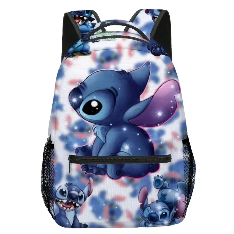 MINISO Disney Stitch Cartoon Mini Backpack for Middle School Students - Cute & Durable Printed Design Mini Backpack