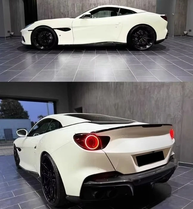 Runde in Stock Body Kit for 18-21  Portofino Modified N Types of Dry Carbon Fiber Air Vent Side Skirt Rear Corner Spoiler