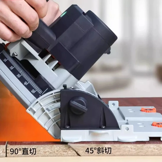 SJ‑55 Brushless Dust‑Free Track Saw Special Woodworking Cutting Saw For Gypsum Board Ceiling Renovation Plate Cutting