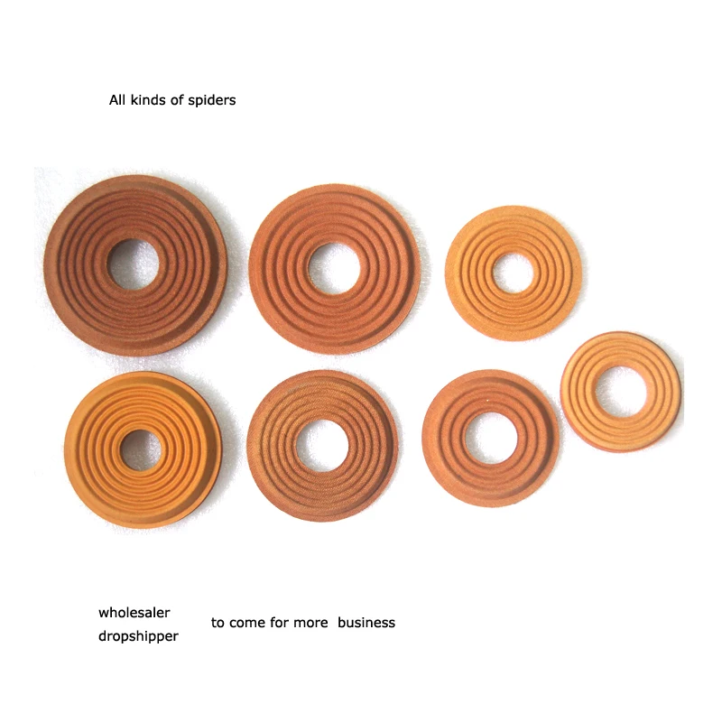 50pcs/Lot 80x20/ 75x20mm / 68x20mm 63x20mm Speaker Repair Spider Damper Spring Pads Shock Absorber Accessories Wholesale