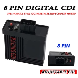 8 Pin Digital adjustable Racing CDI for Yamaha ZY100 JOG100 RS100 RSZ100 With 9 poles Ignition Ignite System Unit Adjustable