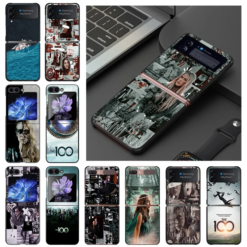 Hard Case for Samsung Z Flip6 Flip5 Flip4 Flip3 5G High-quality The 100 TV Eliza Taylor Galaxy ZFlip 6 5 Black Phone Cases Cover