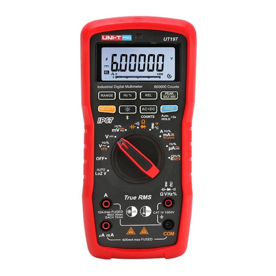1PC NEW UNI-T UT197 Industrial Handheld Digital Multimeter Detector Multi-meter In Stock Original Box#familitrade
