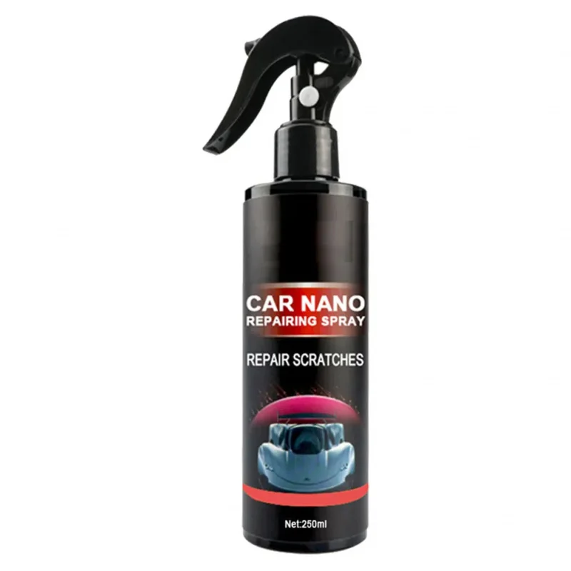 Car Scratch Repair Spray – Nano-Formula Polish & Restorer for Removing Wax, Rust, and Dirt; Restores Shine & Protects Paint