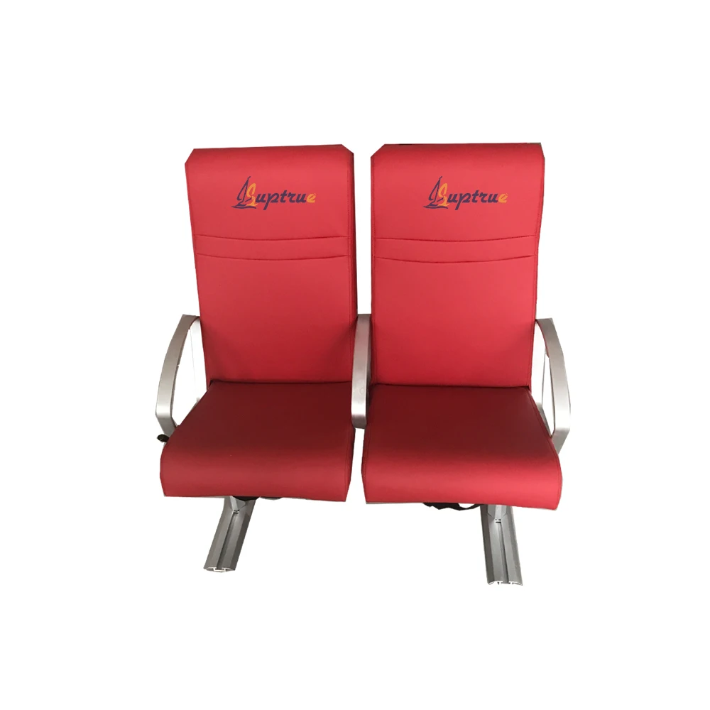 Factory Price Red Color Customized Marine Luxury Pontoon Boat Seats Furniture